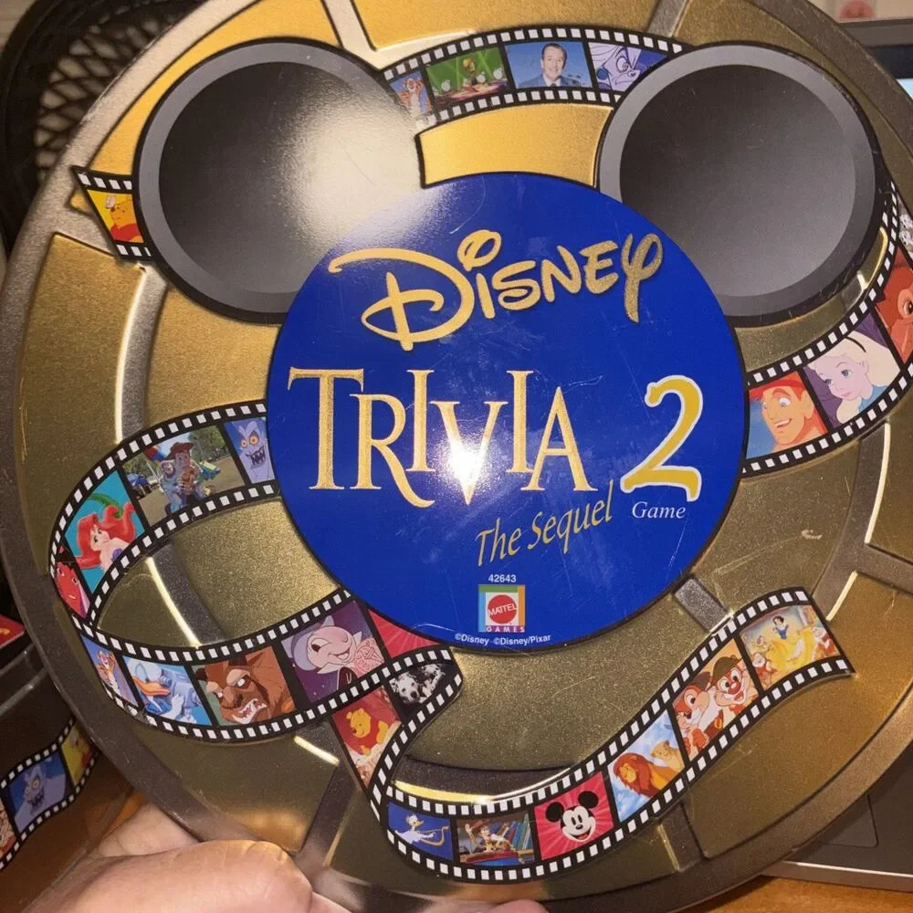 Disney Trivia The Sequel 2 Game 2001 Collectors Tin Excellent Condition
